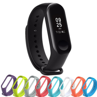 Silicone Mi Band 4 strap For Xiaomi Mi Band 3 Bracelet strap correa wristband reloj xiaomi Mi band 3 kordon watchBand