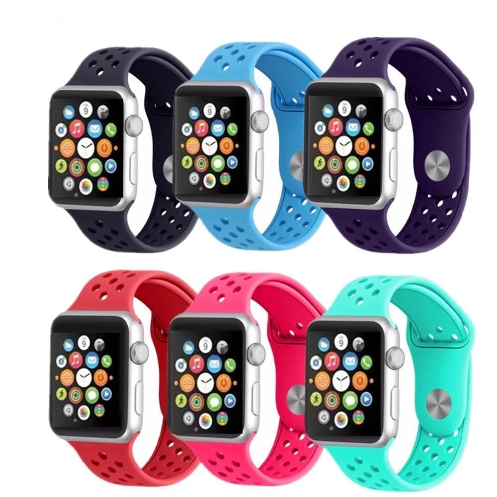 Sport strap For Apple Watch band pulseira apple watch 4 3 5 band 44mm/40mm iwatch 2/1 42mm/38mm silicone bracelet belt correa