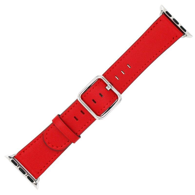 Leather Classic Buckle strap For apple watch band Apple watch 4 3  42mm/44mm iwatch series 3 2 1 wrist belt crazy horse bracelet
