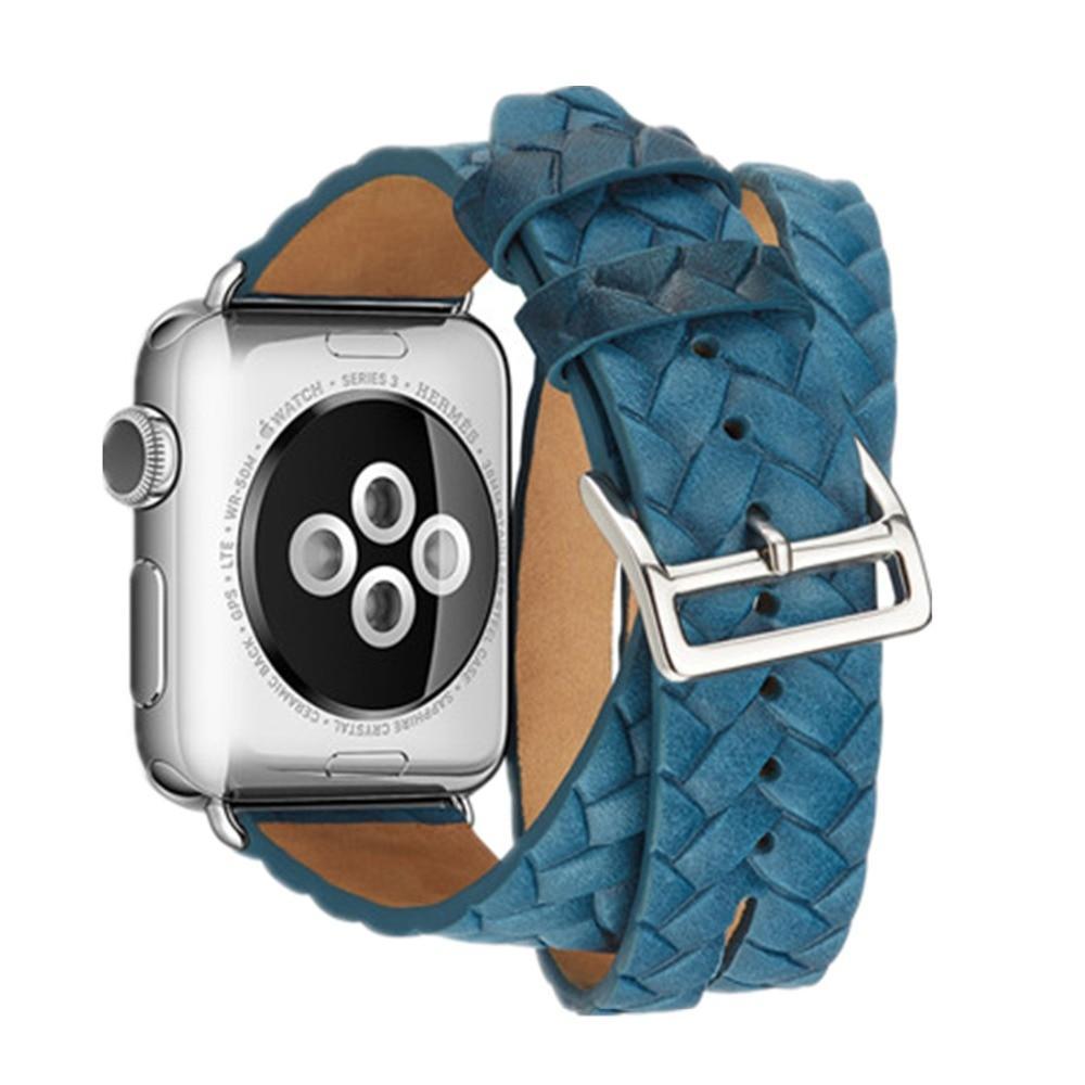 Leather Loop For Apple watch band 42mm 38mm iWatch strap Series 3 2 1 wrist bands Bracelet belt Double Tour watchband