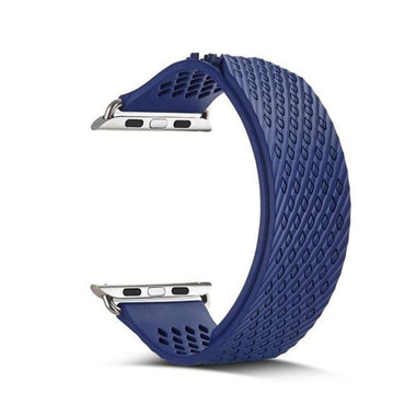 silicone Sport band For Apple Watch 5 4 3 40mm/44mm iwatch series 5 4 3 2 1 42mm 38mm weave rubbers strap wrist bracelet belt