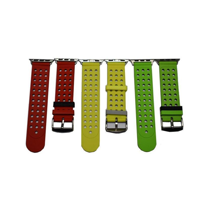 Sport Band for Apple Watch 5 4 3 44mm 40mm Strap correa iwatch series 3 2 1 42mm/38mm wrist bracelet belt Breathable watchband