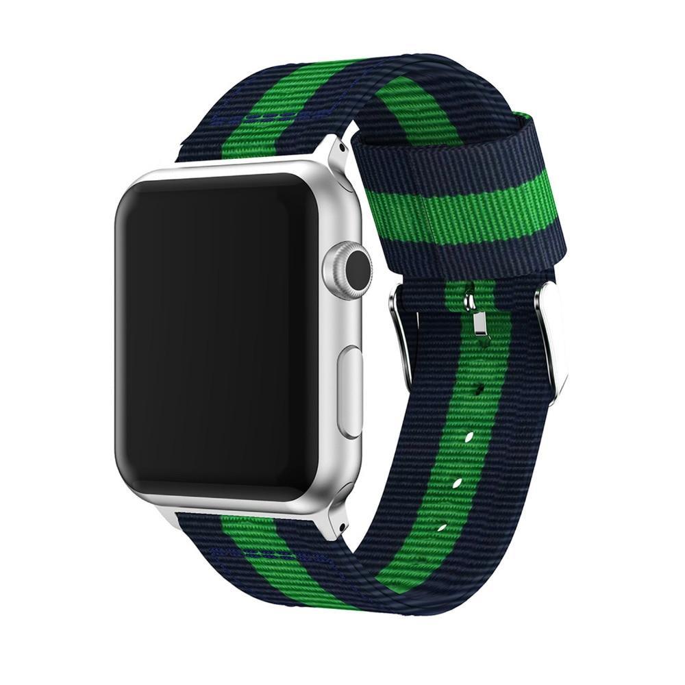 nato strap For Apple Watch band apple watch 5 4 3 band 42mm/44mm iwatch band 5 38mm/40mm correa woven canvas bracelet watchband