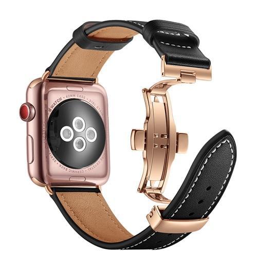 Genuine Leather strap For Apple watch band pulseira apple watch 5 4 3 44mm/40mm iwatch band 42mm 38mm correa Watchband bracelet