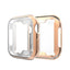 Cover case For apple watch band apple watch 4 5 band 44mm/40mm Iwatch band soft All-around shell Ultra-thin Electroplate frame