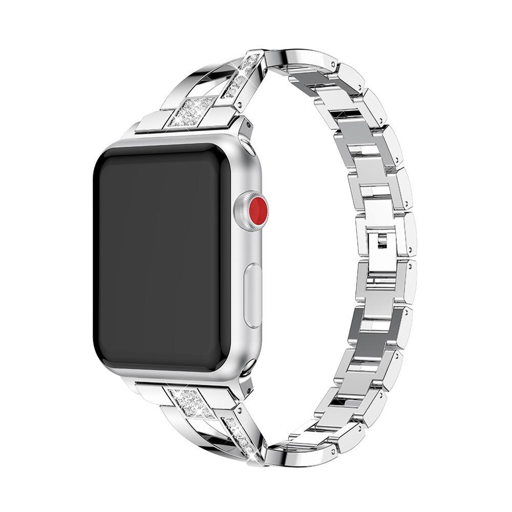 diamond strap For Apple Watch band 5 4 42mm/38mm 316 stainless steel iwatch series 5 4 3 2 1 wrist watchband strap bracelet belt