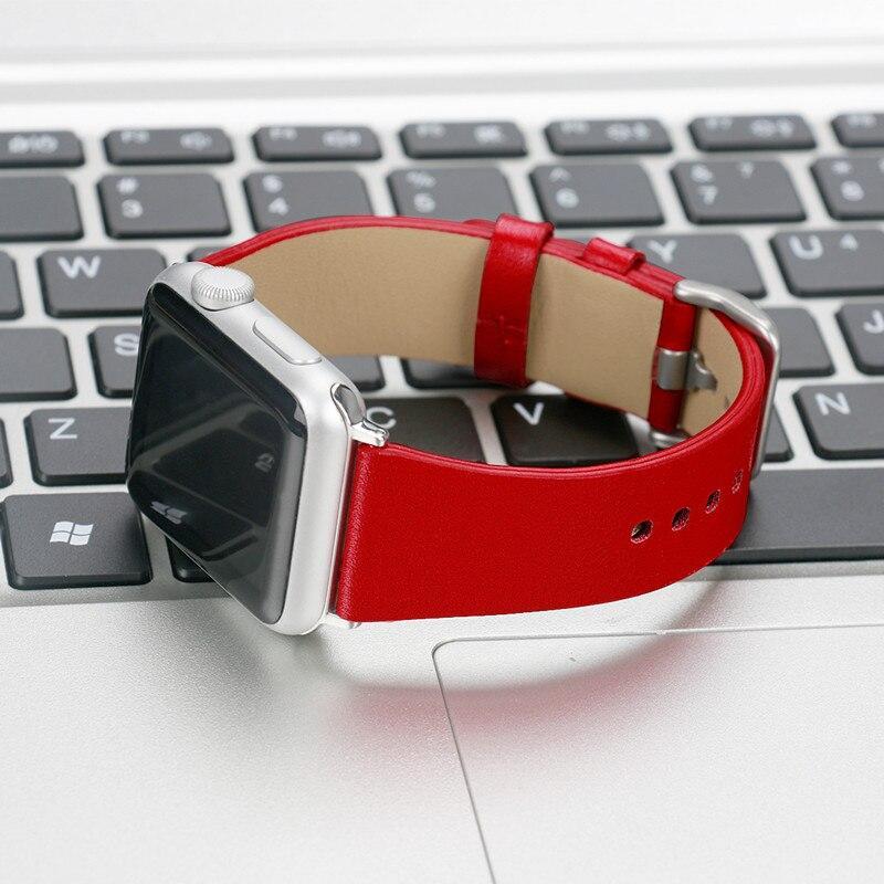 Classic Leather Strap For Apple watch band iwatch series 3 2 1 42mm 38mm Wrist bands bracelet watchband belt Accessories