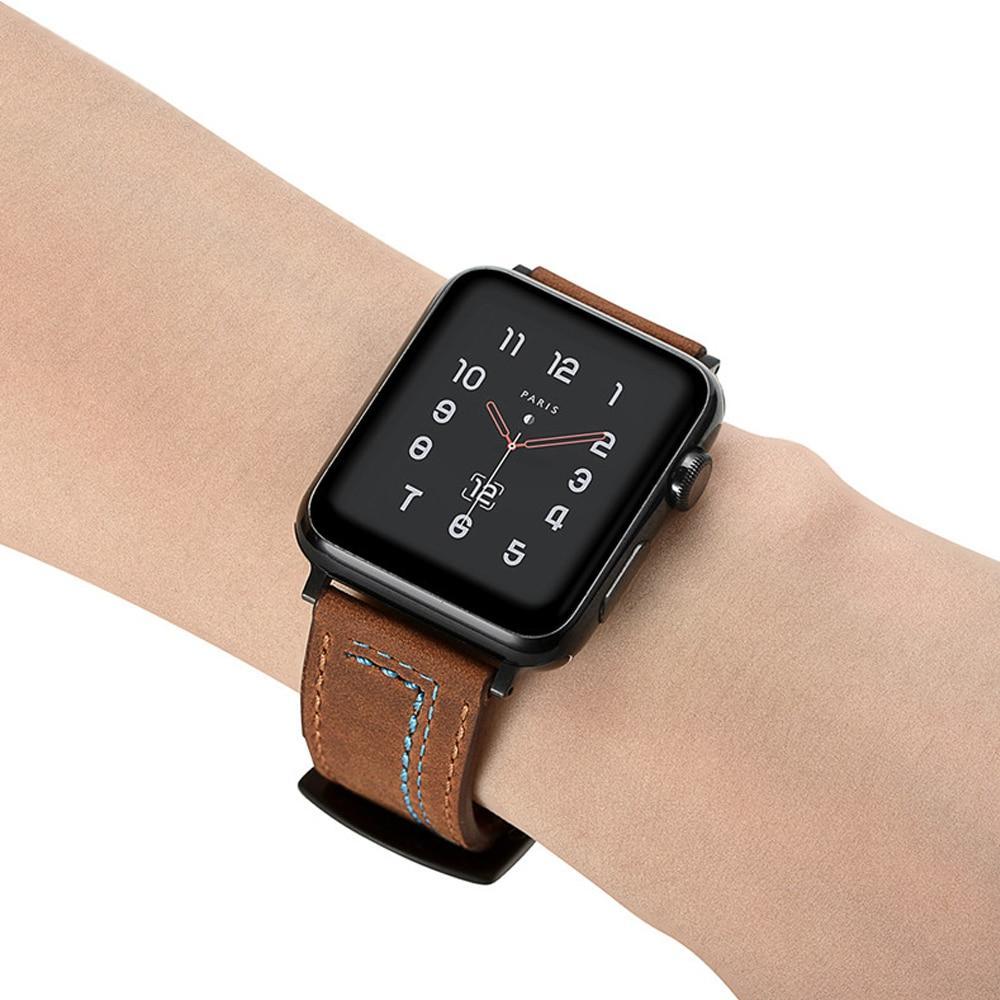 Leather Strap For Apple Watch band apple watch 4 3 5 band 44mm/40mm iwatch band 42mm/38mm correa bracelet watchband belt series