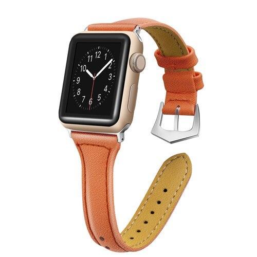Leather strap For Apple Watch band series 4 44mm 40mm correa iwatch 3 2 1 42mm/38mm Wristband bracelet belt Watchband