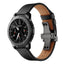 Leather Galaxy watch 46mm strap For Samsung Gear S3 Frontier 22mm watch band butterfly amazfit gtr 47mm huawei watch gt strap