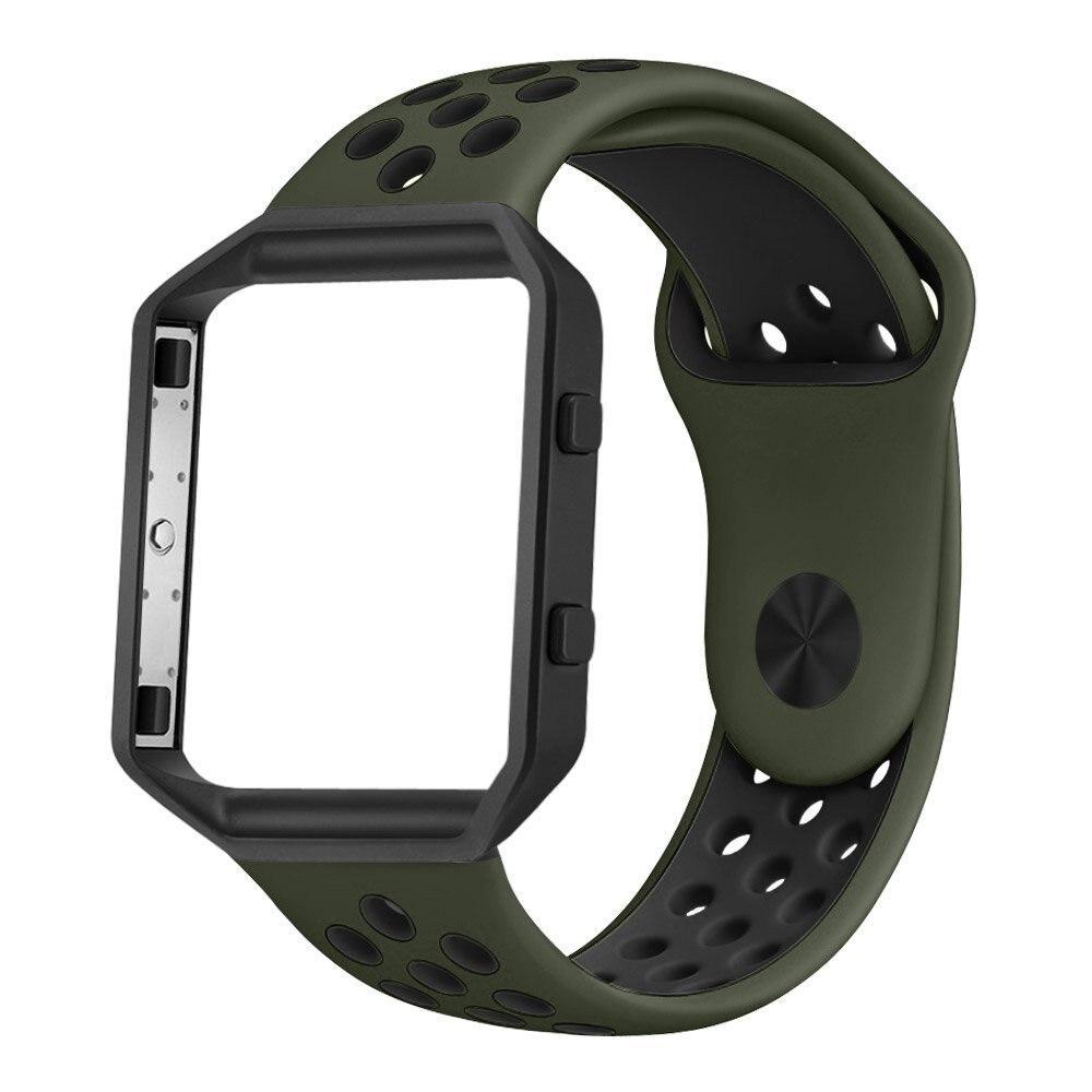 Replacement Watch Strap For Fitbit Blaze Bands Sport Soft Silicone For Fitbit Blaze Smart Fitness Watch With Frame
