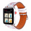 Genuine Leather For Apple Watch band 38MM/42MM iwatch series 3/2/1 flower wrist bands bracelet Belt watchband straps