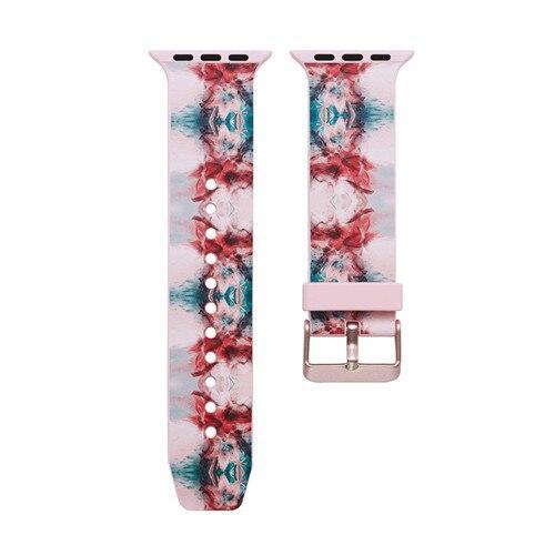 strap For Apple watch band apple watch 4 3 band 42mm 38mm 44mm/40mmiwatch band watchband printing bracelet watch accessories