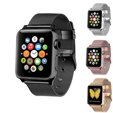 Milanese Loop For Apple Watch band pulseira apple watch 4 5 band 44mm 40mm 42mm 38mm iwatch correa stainless steel bracelet belt