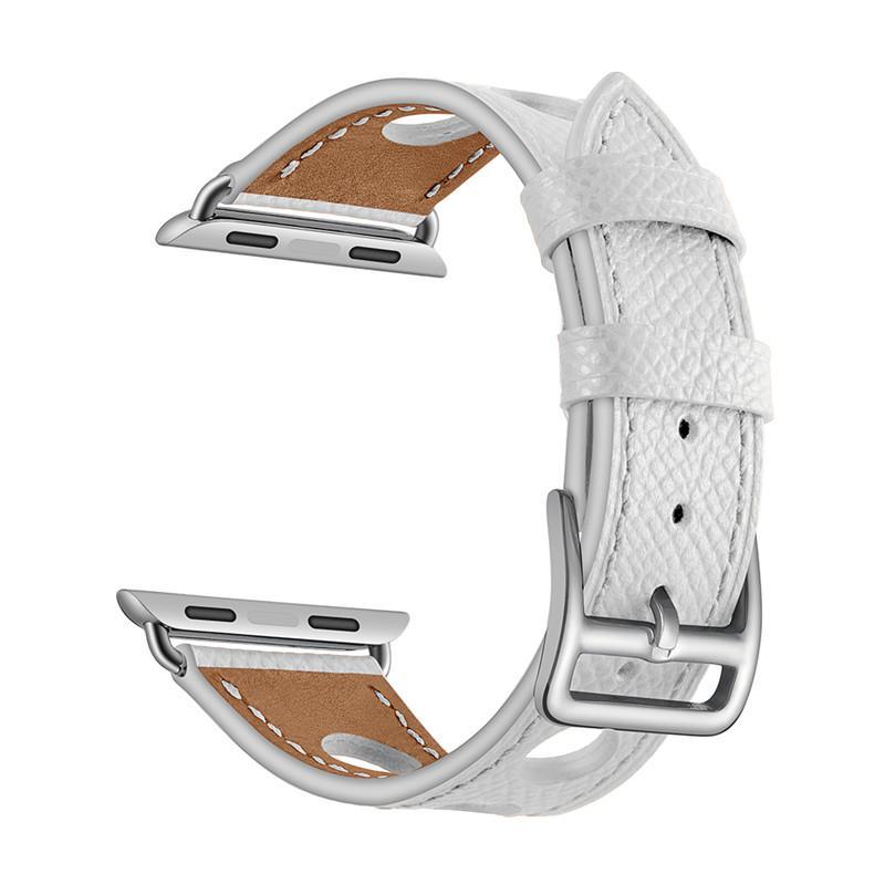 Genuine Leather strap For Apple Watch band apple watch 5 4 3 44mm 40mm iwatch band 5 42mm/40mm Single Tour Bracelet watchband