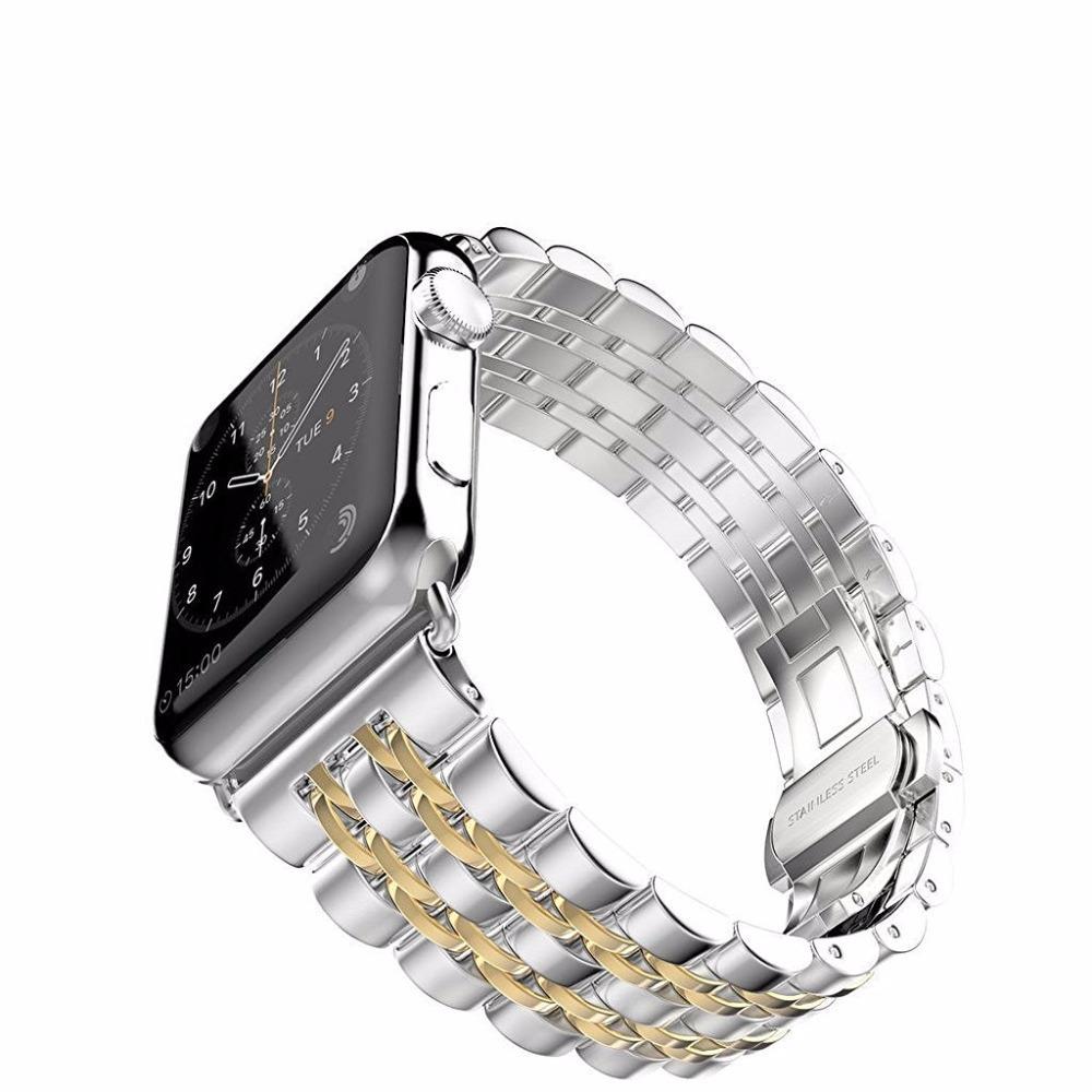 Stainless Steel strap For Apple Watch band 4 42mm 38mm 3 iwatch band 44mm/40mm correa bracelet  belt watch Accessories 2