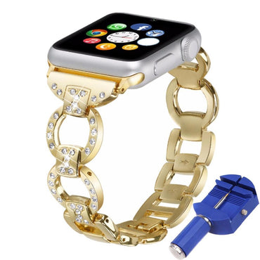 Diamond Strap For Apple Watch band apple watch 4 3 band 44MM 40MM/42mm 38mm iwatch series 4/3/2/1 Stainless Steel Bracelet belt