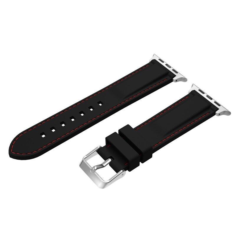 silicone strap For Apple Watch sport band 42mm/38mm iwatch serise 3 2 1  wristband bracelet rubber watchband strap