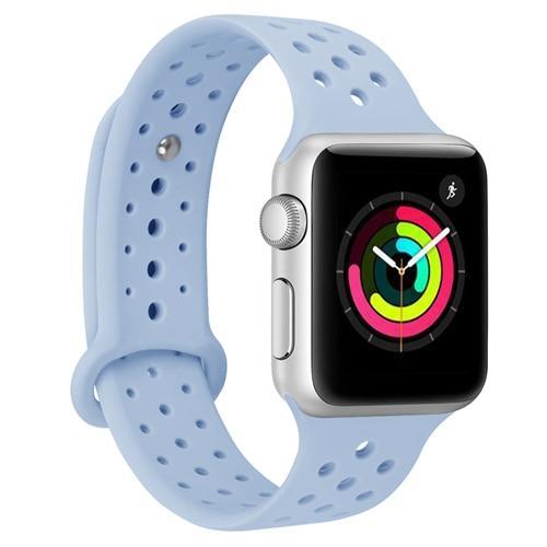 Silicone sport strap For Apple watch band apple watch 5 4 3 44mm 40mm 42mm/38mm correa iwatch 5 bracelet Rubber watchband belt
