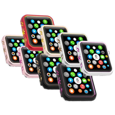 Case Cover For Apple Watch band 42mm/38mm iwatch 3/2/1 Anti-fall frame aluminum alloy protective Screen Protector shell