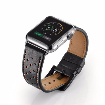Genuine Leather strap For Apple Watch band apple watch 4 3 5 44mm/40mm correa iwatch band 42mm/38mm bracelet Crazy Horse belt