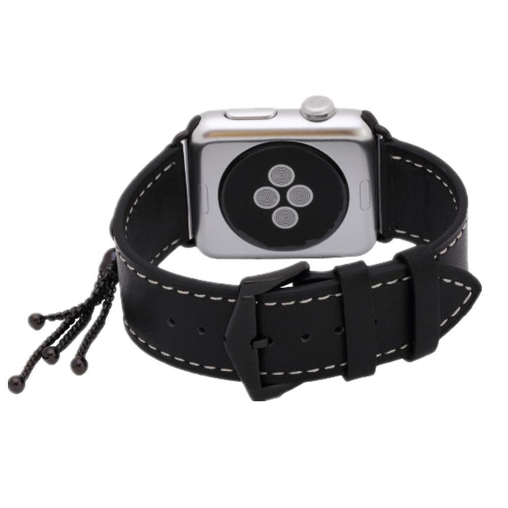 Leather strap For Apple Watch 4 band 44mm/40mm iwatch series 3 2 1 42MM/38MM Ornaments wrist bracelet watchband belt