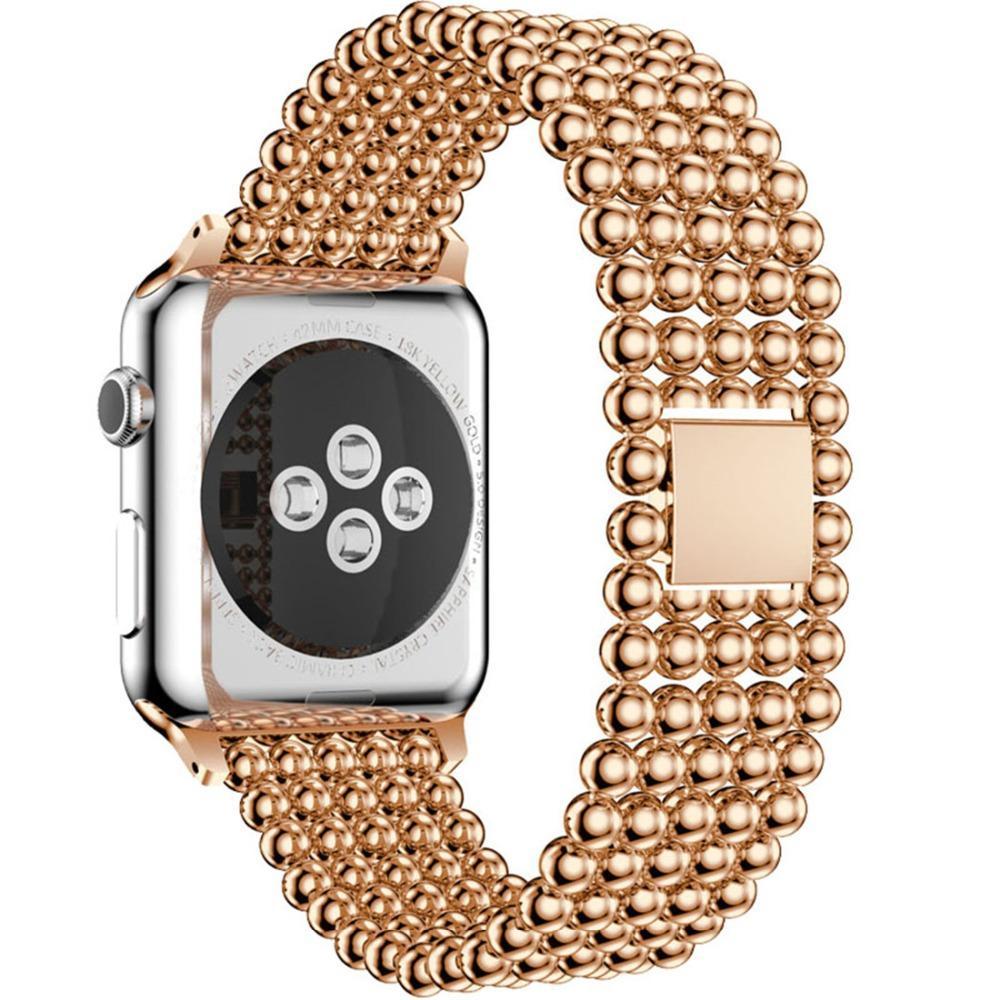 strap For Apple Watch Band 42mm 38mm 44mm 40mm  iwatch band apple watch 4 3 2 1 Stainless Steel link Bracelet watchband belt