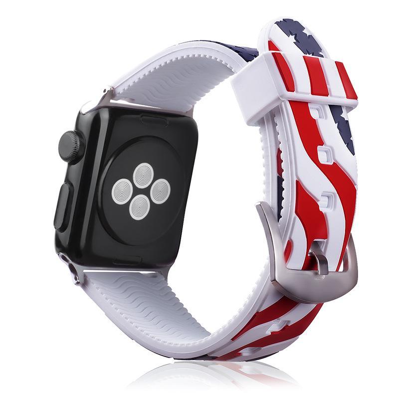 Silicone Sport strap For Apple Watch 5 4 band 44mm 40mm correa iwatch 5 series 4 3 2 1 42mm/38mm rubber Wrist Bracelet belt