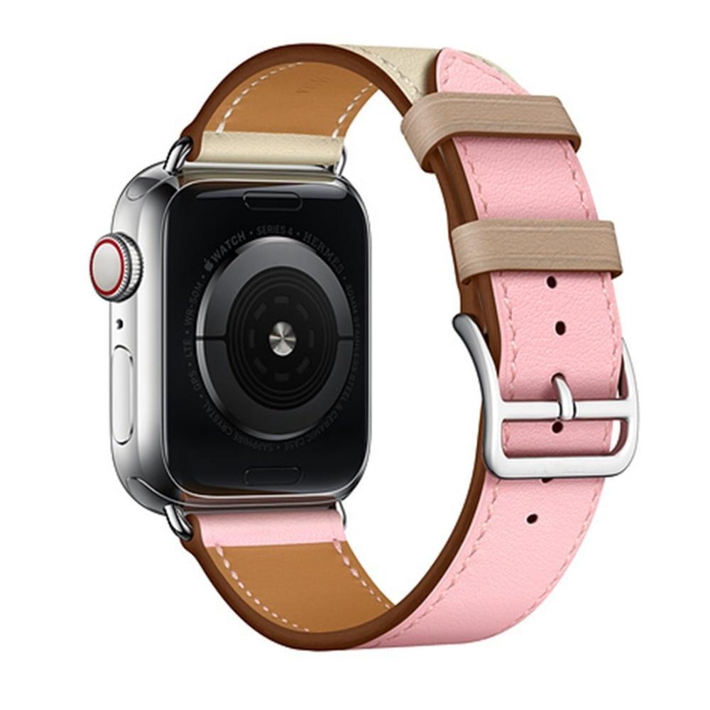 Leather Strap For Apple Watch band herm Pulseira apple watch 5 4 3 44mm 40mm  iwatch band 42mm 38mm correa watchband bracelet