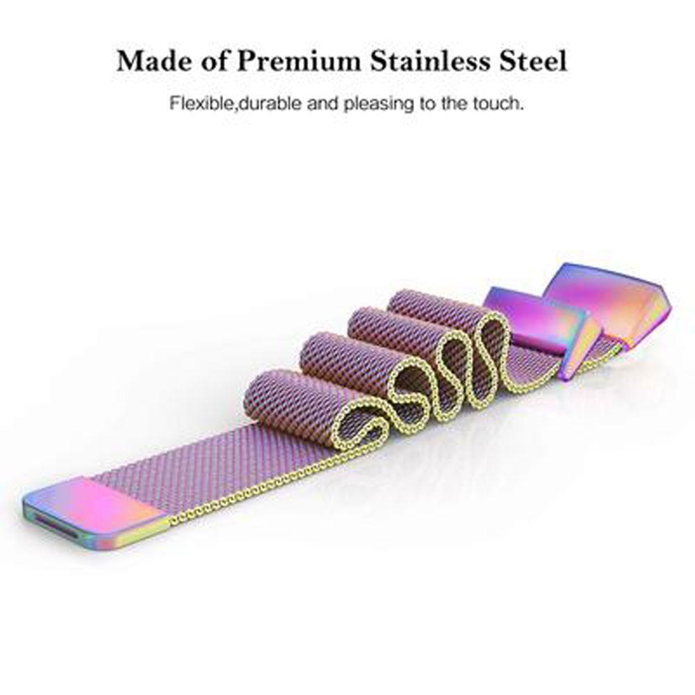 New Milanese loop strap For Fitbit charge 3 watch band  smart bracelet stainless steel belt sports watch strap wrist band