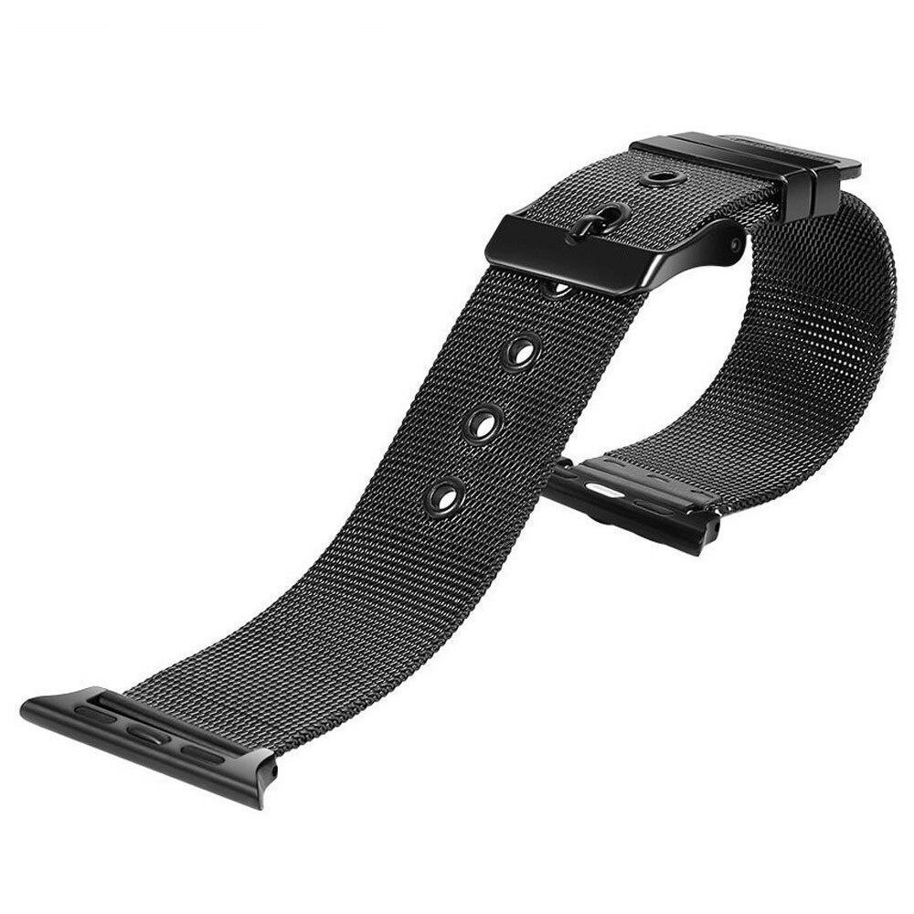 Milanese Loop strap For Apple Watch band apple watch 43 42mm 44mm iwatch band 40mm 38mm correa bracelet belt