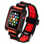 silicone Sport strap For Apple watch band 42mm 38mm iwatch 3/2/1 waterproof protective cover wrist watchband belt & case