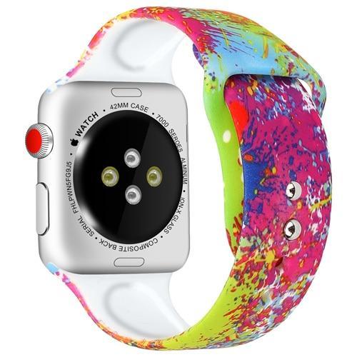 strap For Apple Watch band pulseira apple Watch 4 3 5 44mm 40mm iwatch band 42mm 38mm correa Popular Printing women bracelet 44
