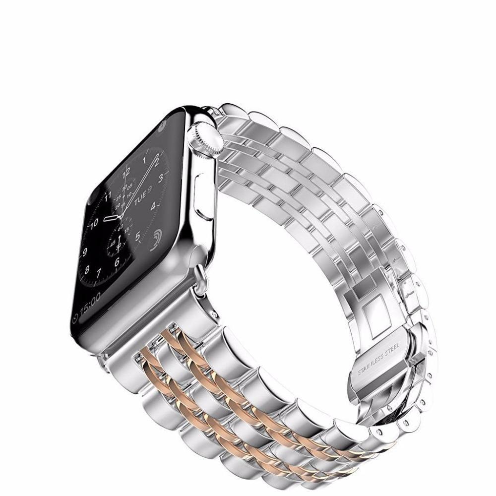 Stainless Steel strap For Apple Watch band 4 42mm 38mm 3 iwatch band 44mm/40mm correa bracelet  belt watch Accessories 2