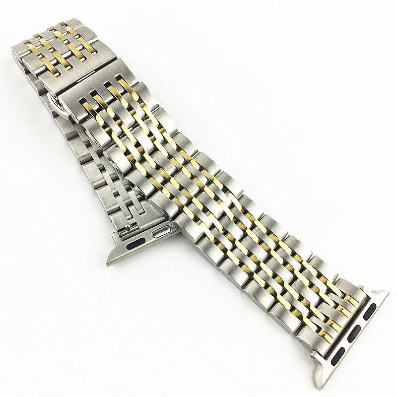 316L Stainless Steel strap For Apple Watch band series 4 44mm 40mm correa iwatch 3 2 1 42mm 38mm wristband bracelet belt