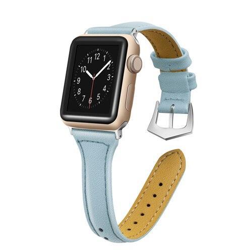Leather strap For Apple Watch band series 4 44mm 40mm correa iwatch 3 2 1 42mm/38mm Wristband bracelet belt Watchband