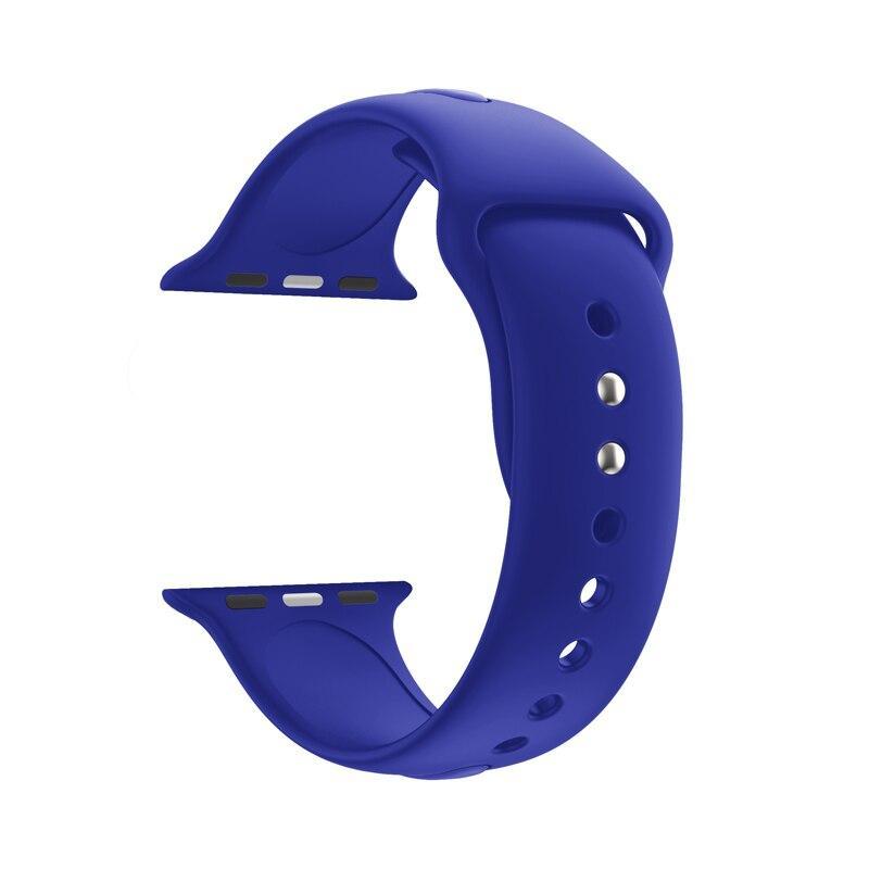 silicone Sport band For Apple Watch 4 44mm/40mm strap correa iwatch series 4/3/2/1 42mm/38mm wrist bracelet rubber belt