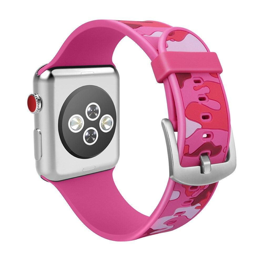 Sport Silicone strap For Apple Watch 4 3 2 1 band 44mm 40mm correa iWatch band 42mm 38mm Colorful Silicone Bracelet belt