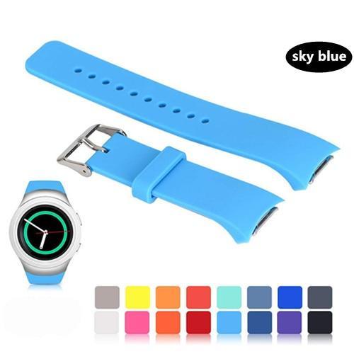 Sport Strap For Samsung Galaxy Gear S2 band R720 R730 Smart Watch Band Silicone wrist bracelet correa watchband belt