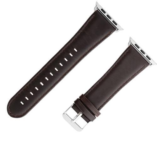 Leather Band For Apple Watch series 4 44mm 40mm strap correa iwatch 3 2 1 42mm/38mm Crazy Horse Wrist bracelet belt