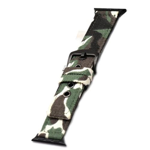 Sport Nylon strap for apple watch 4 band 44mm 40mm correa iwatch series 3 2 1 42mm 38mm Camouflage canvas wrist bracelet belt