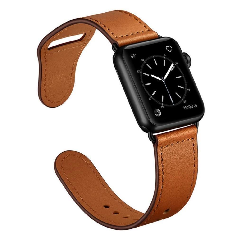 Leather strap For apple watch band pulseira apple watch 5 4 3  band 44mm/40mm iwatch band 42mm/38mm correa bracelet watchband