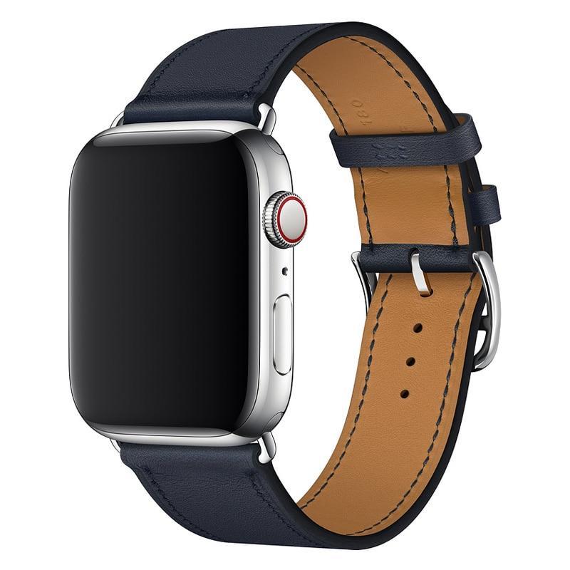 Leather Strap For Apple Watch band herm Pulseira apple watch 5 4 3 44mm 40mm  iwatch band 42mm 38mm correa watchband bracelet