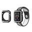 PC Case cover For Apple Watch band apple watch 4 3 5 44mm 40mm iwatch series 3 2 1 42mm/38mm protective silicone protector shell