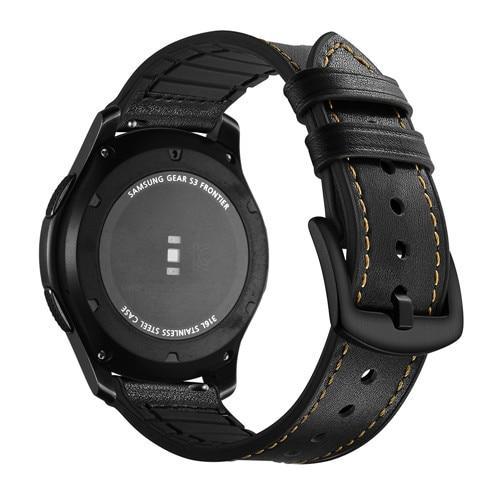 Leather strap For Samsung Galaxy watch 46mm/Gear S3 Frontier huawei watch gt strap 22mm watch band correa silicone bracelet belt