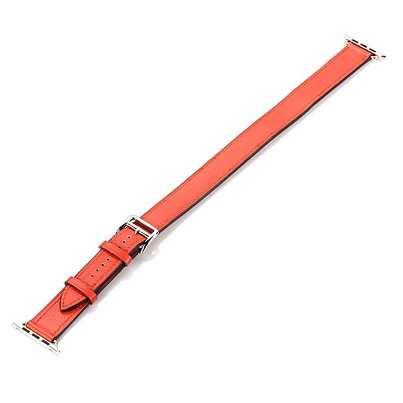 Genuine leather strap For Apple Watch 4 band 44mm/40mm correa iwatch serise 3/2/1 42mm/38mm Double tour wrist bracelet