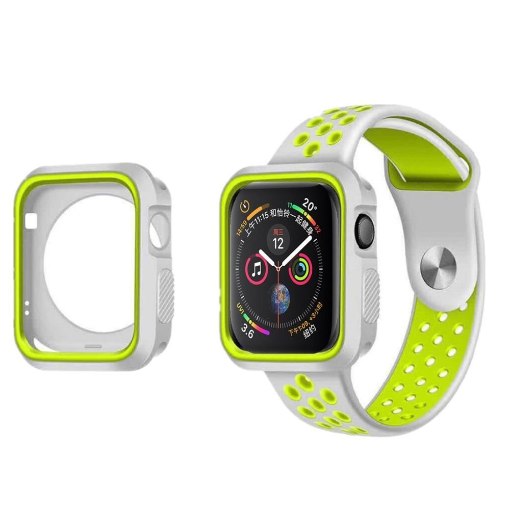 Case + strap For Apple watch band apple watch 5 4 3 band 44mm 40mm correa iwatch band 42mm 38mm  protector case cover