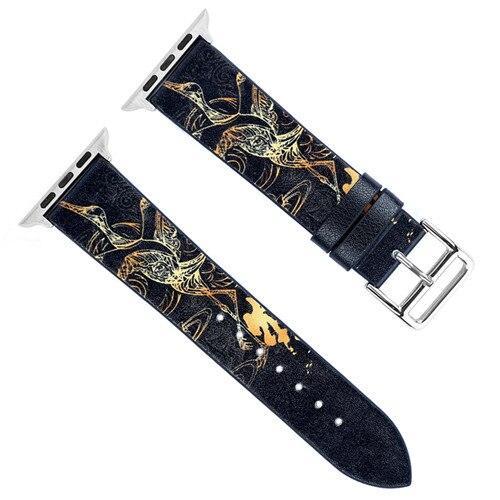 Leather strap for apple watch band 42mm 44mm correa iwatch series 4/3/2/1 40mm 38mm wrist watchband belt