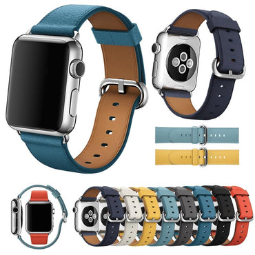 Leather strap For Apple Watch Band apple watch 5 4 44mm 42mm correa classic Iwatch series 5 4/3/2/1 Strap wrist Bracelet belt