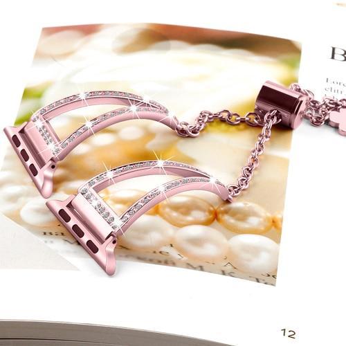 Diamond Strap For Apple Watch band apple watch 4 3 42mm 38mm iwatch band 44mm 40mm correa bracelet watchband